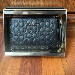 Black Coach Wristlet